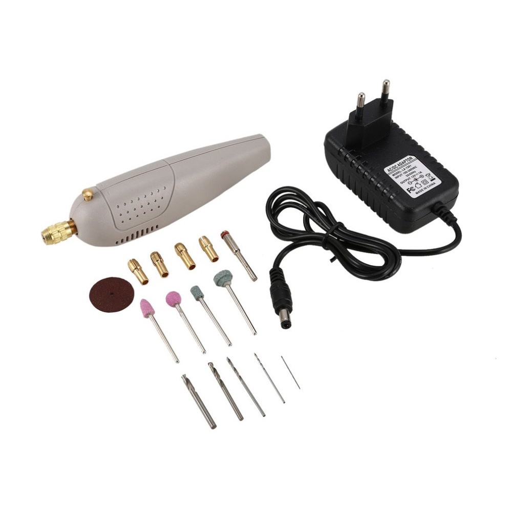 Máy khoan mài cắt cầm tay mini - Bộ đồ nghề khoan mài cắt linh kiện điện tử - Thiết kế nhỏ gọn, tiện dụng, đa chức năng