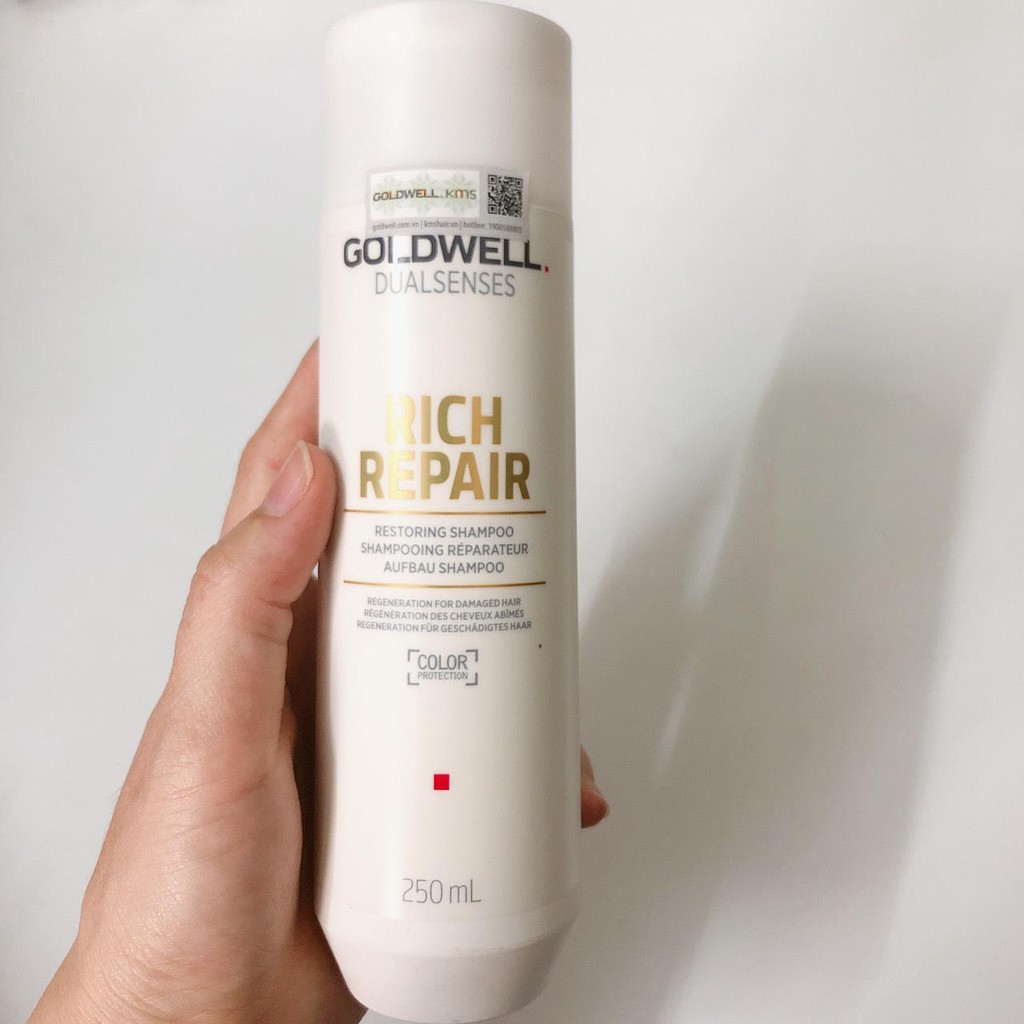 🇩🇪Goldwell🇩🇪 Dầu gội phục hồi tóc hư tổn Goldwell Rich Repair Restoring Shampoo 1000ml