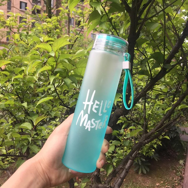 Nhập LETTA Hoàn 5k Xu Đơn 150k_Bình Thủy Tinh Hello Master 450ml - 4 Màu #6