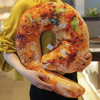 Gối ôm thức ăn in 3D hàng order