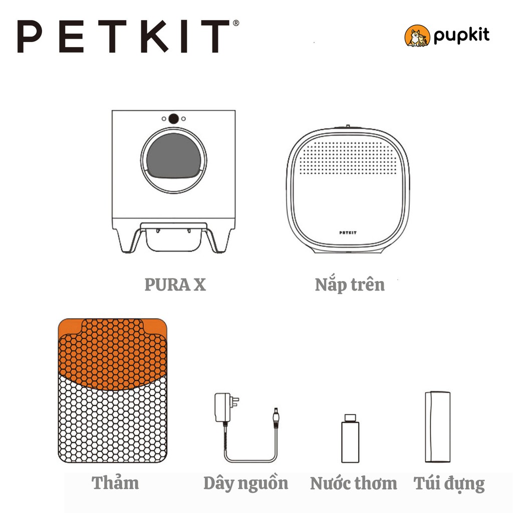 NHÀ VỆ SINH TỰ ĐỘNG MÈO PETKIT PURA X  PHIÊN BẢN QUỐC TẾ