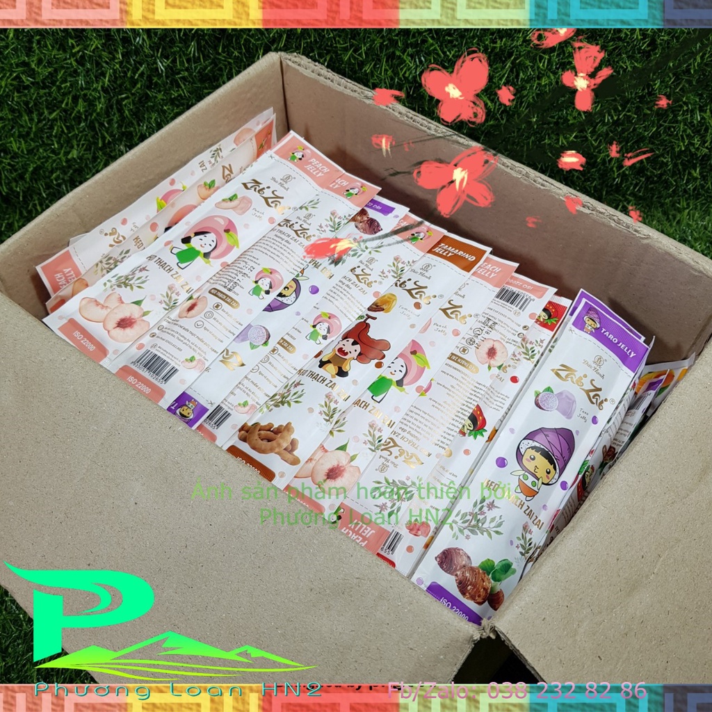 Kẹo thạch Zai Zai thanh dài cân rời thùng 5kg