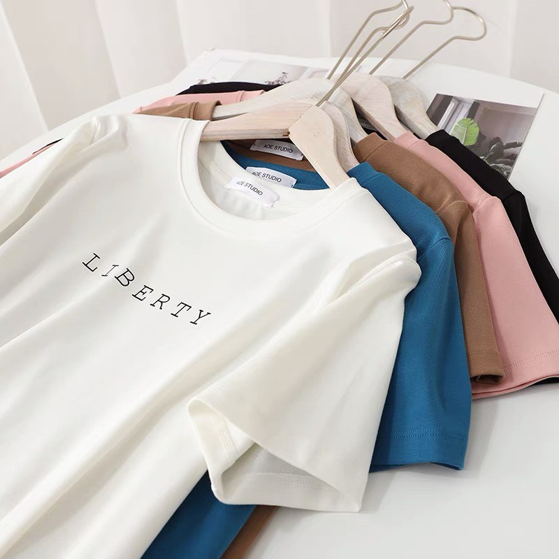 Áo Thun Nam Nữ Áo Phông Unisex Chất Cotton 4 Chiều Cổ Tròn Tay Ngắn In Chữ Thời Trang Antini AT22-SP4 | BigBuy360 - bigbuy360.vn