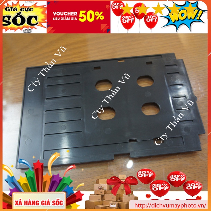 Khay in thẻ nhựa PVC dùng cho máy in phun màu Epson A4 L805 L800 T60 T50 chuẩn đẹp bền kholinhkienmayin