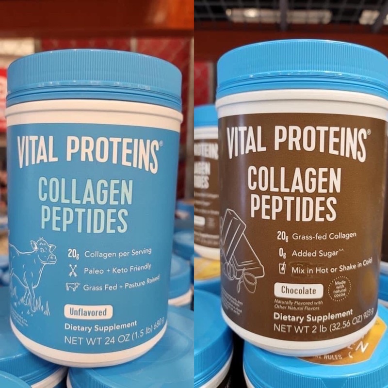 bột pha uống vital proteins collagen peptides