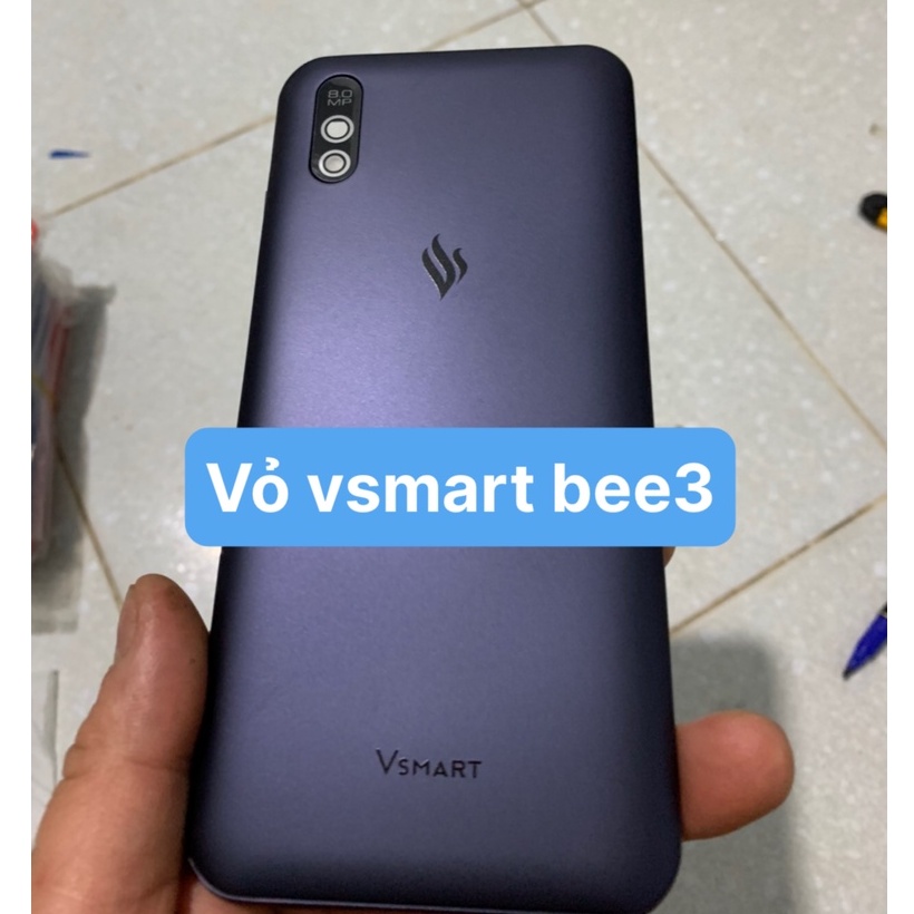 Bộ vỏ Vsmart Bee 3 kèm kính cam / xanh than