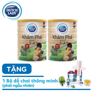 (HCM) Combo 2 lon Sữa Dutch Lady Khám Phá Gold 900g ( tặng quà)