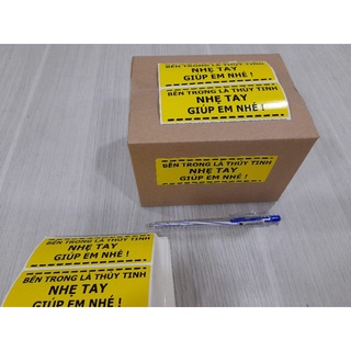 100 Tem dán cảnh báo hàng dễ vỡ