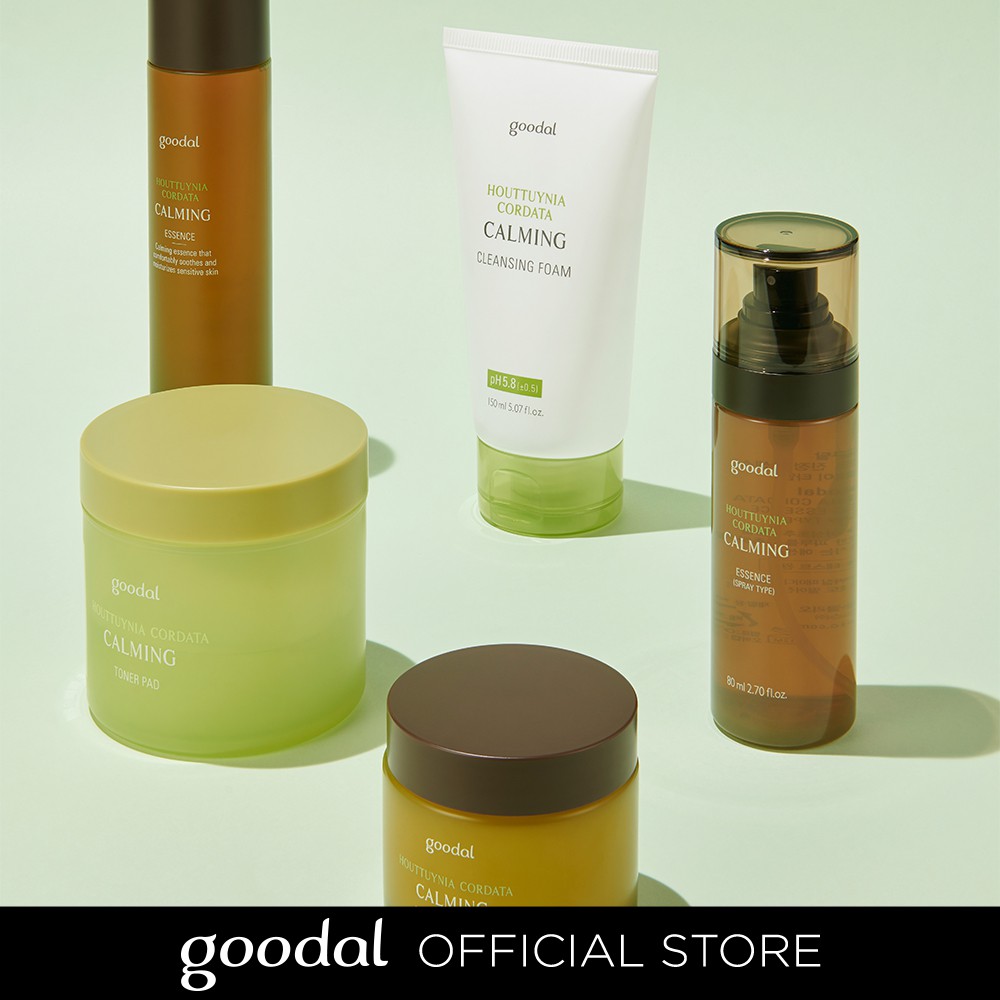 Bộ 3 mỹ phẩm dùng thử GOODAL Houttuynia Cordata làm dịu da nhạy cảm