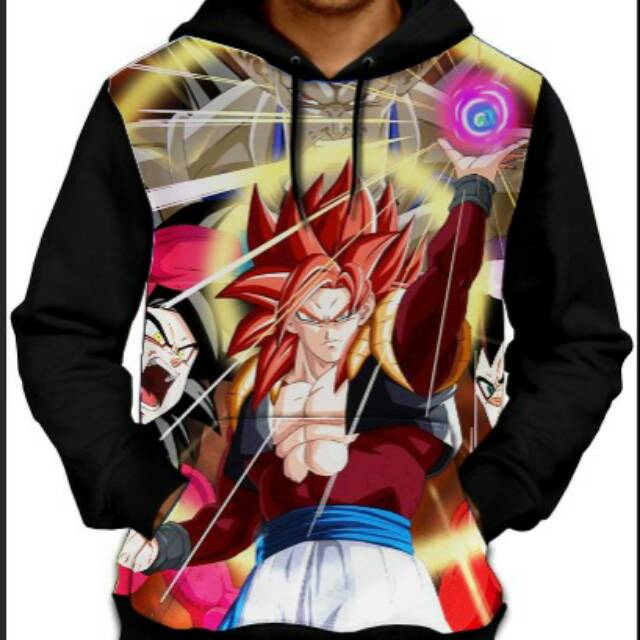 Áo Khoác Hoodie In Hình Dragon Ball Gt 3d Độc Đáo