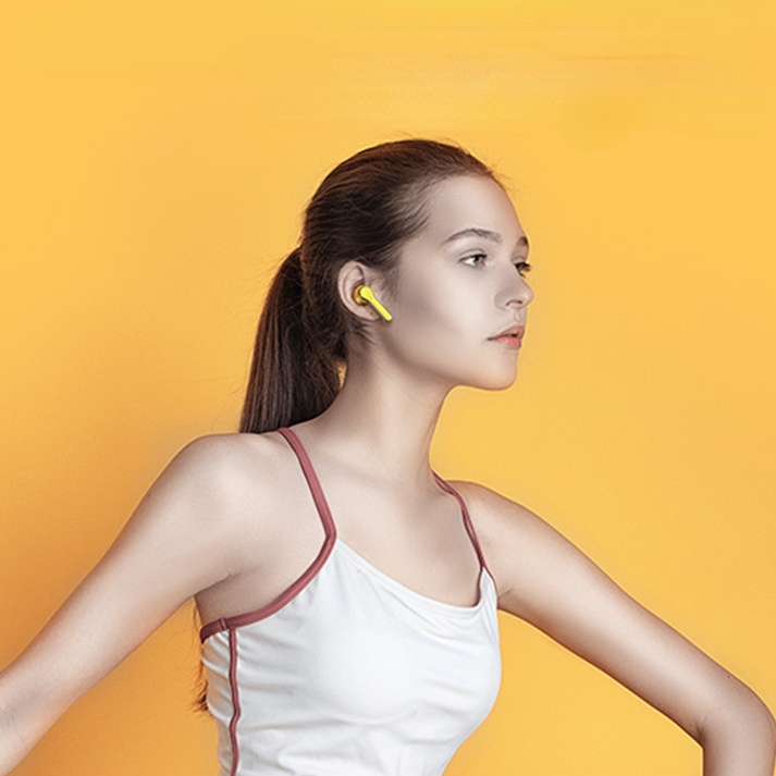 Tai Nghe Không Dây Bluetooth TWS Mini Hình Minion Dễ Thương Giảm Tiếng Ồn Chất Lượng Cao