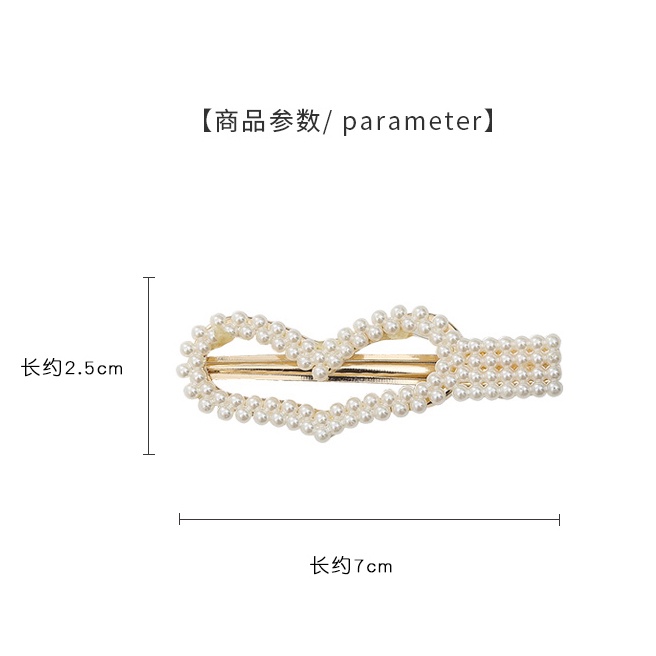 Bộ 4 Kẹp Tóc Đính Ngọc Trai Thời Trang Hàn Quốc