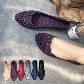  Dép Sandal Bằng Nhựa Dẻo Trong Suốt Màu Sắc Ngọt Ngào Thời Trang Đi Biển Mùa Hè Cho Nữ 