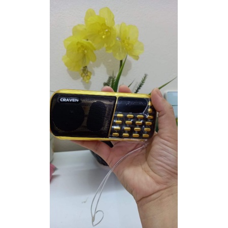 Loa tắm ngôn ngữ Craven 3 pin kèm thẻ nhớ copy sẵn file nghe