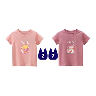 27home áo thun bé gái 100% cotton mềm mại