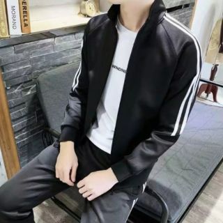 Áo khoác 3 sọc cổ đứng