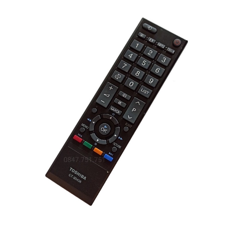 điều khiển remote tivi Toshiba -mode CT-90336