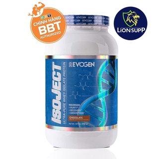 Isoject hũ 1kg 28sv - whey protein isolate cao cấp nhất evogen usa hàng chính hãng bbt
