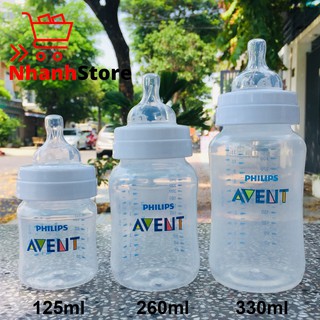 Bình sữa Avent Classic 125ml - 260ml - 330ml