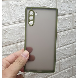 Ốp nhám viền cao su bảo vệ camera Note 10
