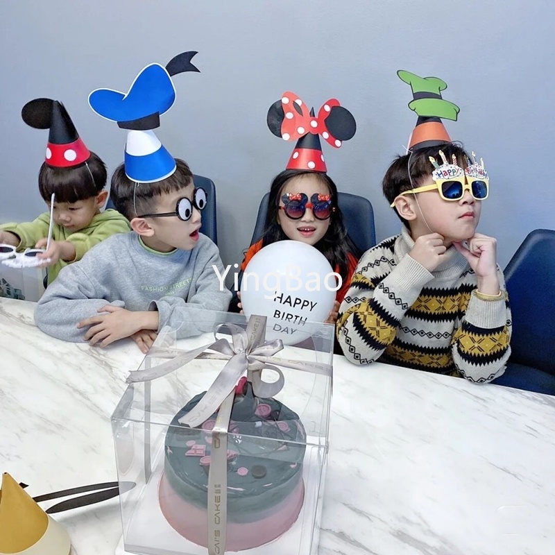 Nón Sinh Nhật Họa Tiết Disney Xinh Xắn Cho Bé