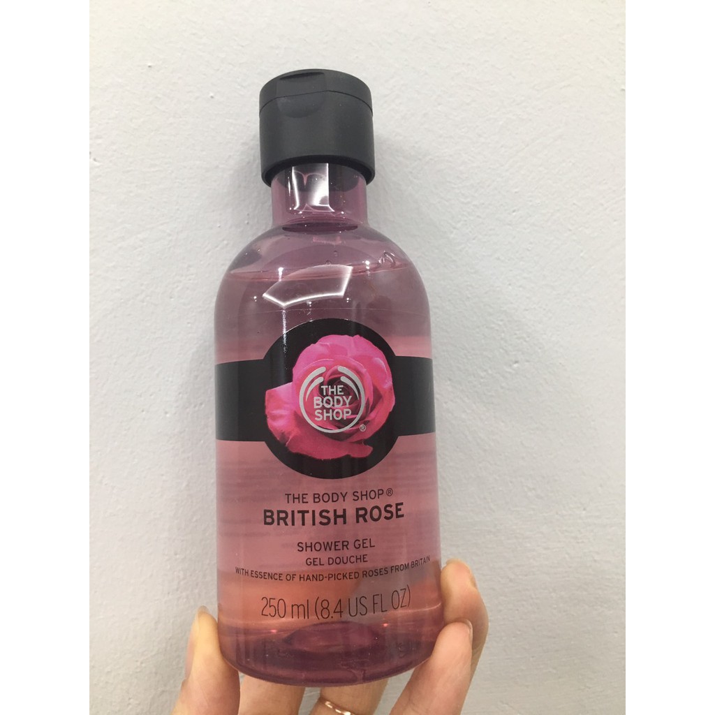 Sữa Tắm British Rose ( Hoa Hồng) Shower Gel 250ML The Body Shop