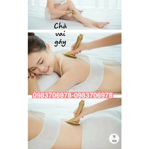 Bàn chải kinh lạc dưỡng sinh,làm vai gáy,body