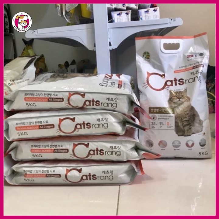 Thức ăn hạt cho mèo CATSRANG Hàn Quốc 5kg - GIÁ SIÊU ƯU ĐÃI
