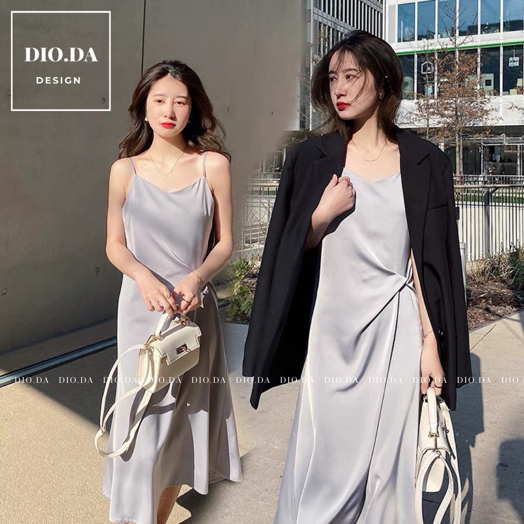 [CÁCH ĐIỆU] Váy Lụa Xoắn Eo - Dioda | BigBuy360 - bigbuy360.vn