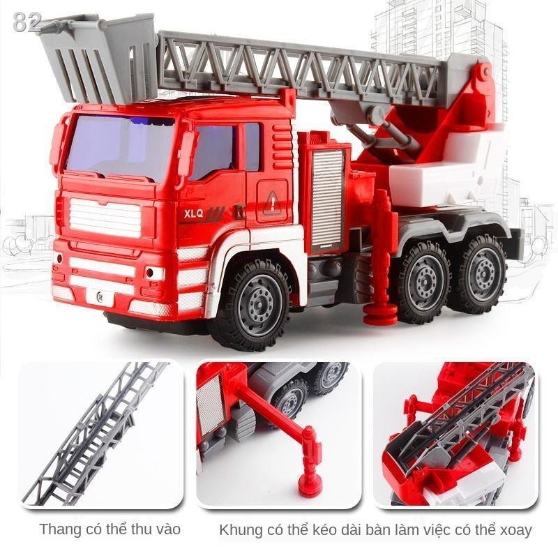 Sét 6 xe cứu hoả mô hình cỡ đại cho bé