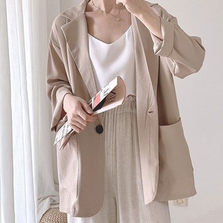 Áo Khoác Cardigan Vải Mỏng Dáng Rộng Dài Qua Gối Thời Trang Hàn Quốc 2020 Phong Cách Mới Dành Cho Bạn Nữ