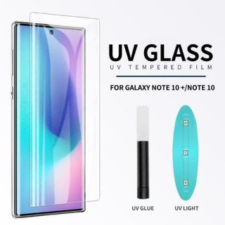 Kính cường lực Full keo UV Galaxy Note 10/ Note 10 Pro trong suốt