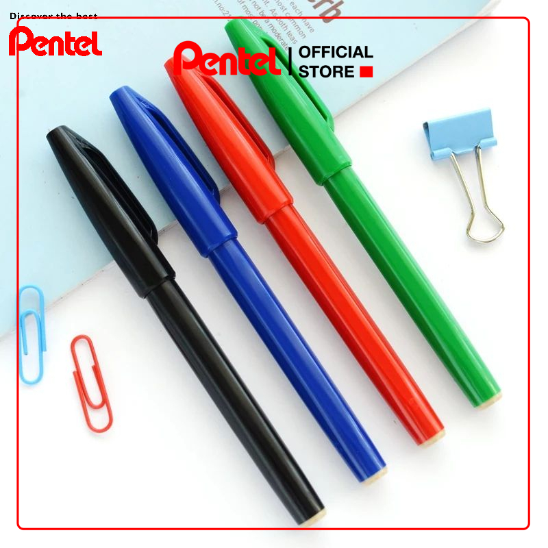 Bút Dạ Ký Nhiều Màu Pentel S520 | Ngòi 2.0mm | 8 Màu Sắc Đa Dạng | Thiết Kế Nhỏ Gọn Sang Trọng