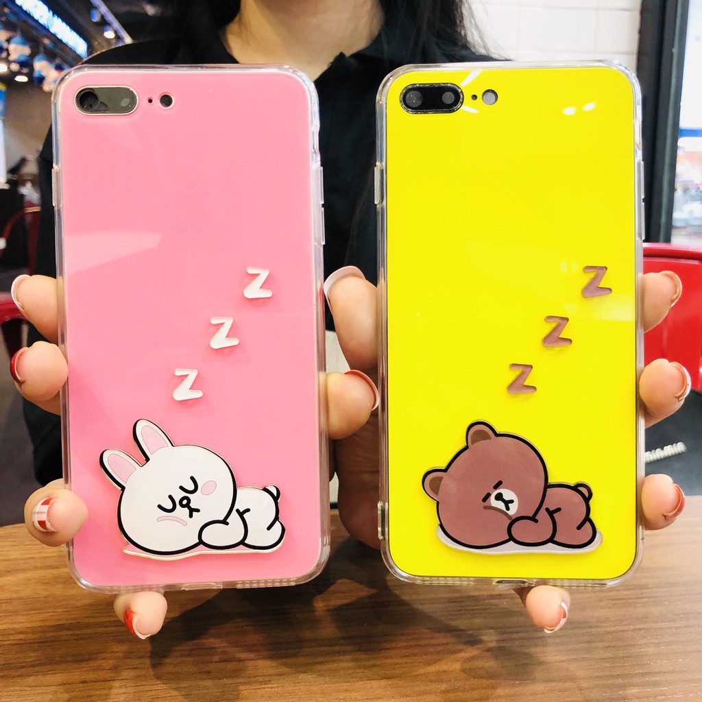 [ OPPO ] Ốp Lưng Gấu Thỏ Ngủ Cartoon 3D - C032 | BigBuy360 - bigbuy360.vn