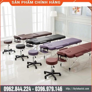 Giường massage trị liệu - spa body - phun xăm - nối mi - xếp vali chân hợp kim nhôm gấp gọn đủ phụ kiện hl2