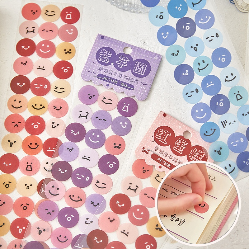 Sticker Emoji Dễ Thương Dán Trang Trí