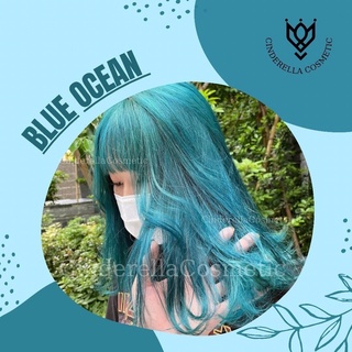 Thuốc nhuộm BLUE OCEAN tặng kèm trợ dưỡng, găng tay