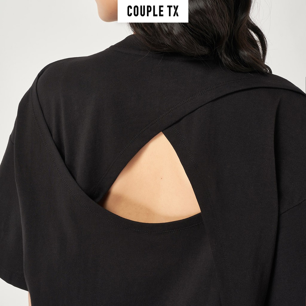 Áo Thun Oversize Cắt Cúp Thân Sau Couple TX WTS 2073