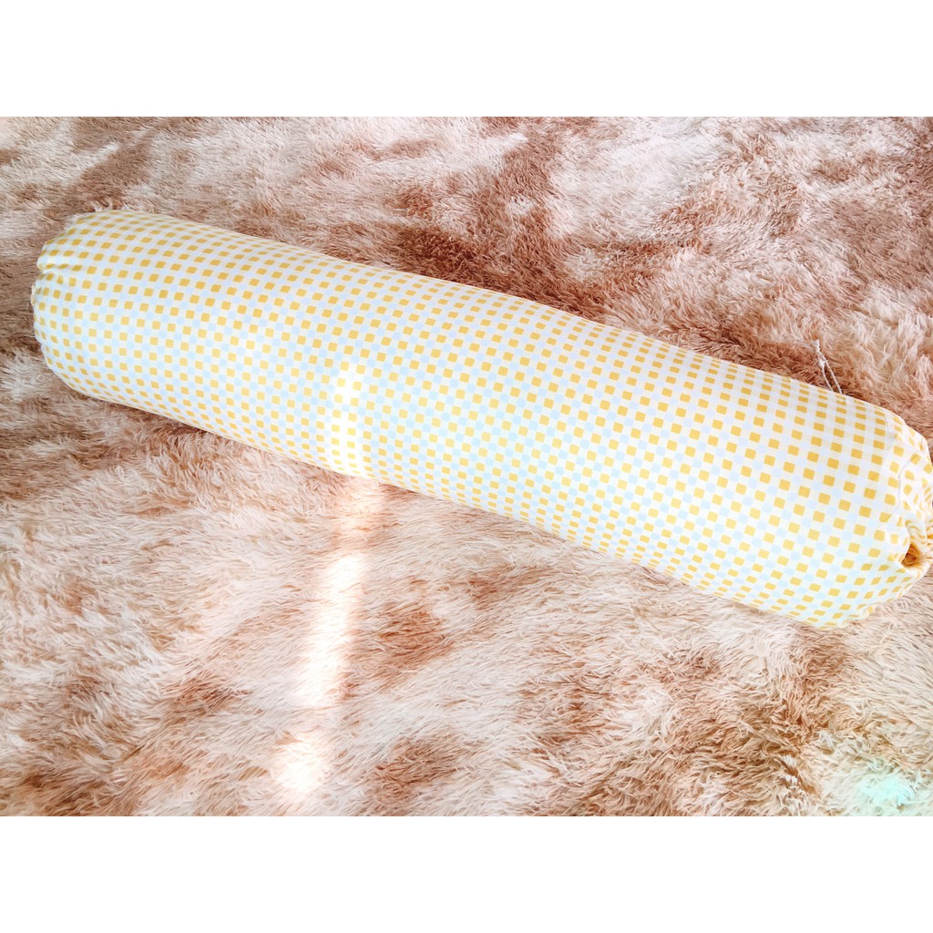 Vỏ gối ôm dây rút  poly cotton cao cấp có dây kéo 30x100cm