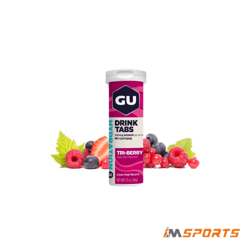 Viên sủi bổ sung điện giải GU HYDRATION DRINK TABS ống 12 viên