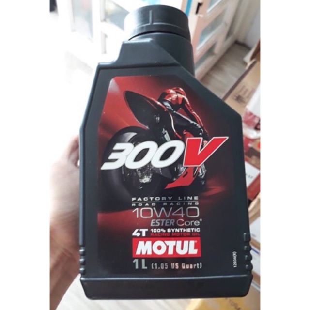 Dầu Nhớt Motul 300v 10w40 ESTER tem 3 lớp