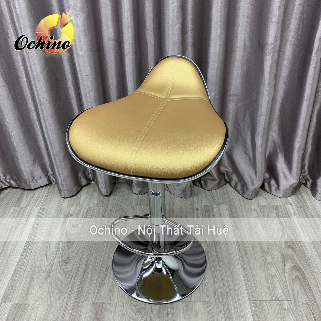 Ghế Makeup, Ghế Quầy Bar Mẫu Da Cá Sấu Không Tựa Điều Chỉnh Độ Cao 60/80 Và Xoay 360 Độ Phong Cách Hiện Đại (Đủ Màu)