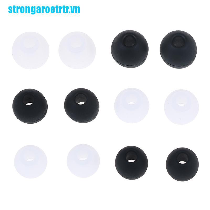 Set 6 Cặp Nút Tai Nghe Nhét Tai Bằng silicone Tiện Dụng
