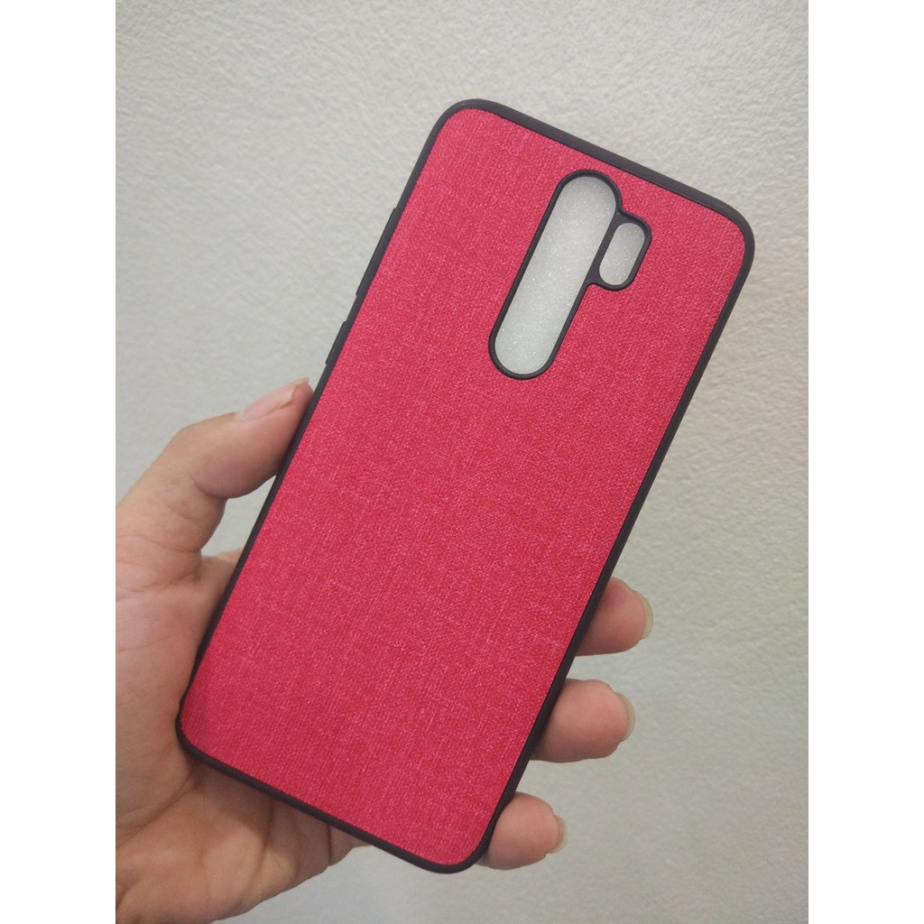 Ốp lưng Xiaomi redmi note 8 Pro họa tiết vải Jean cao cấp