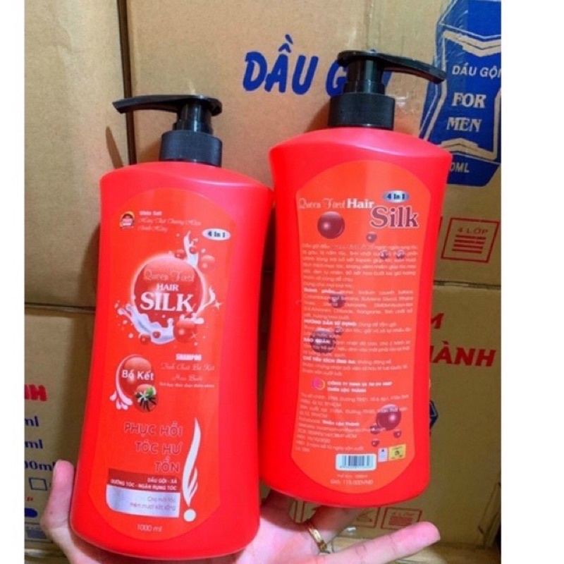 Dầu gội bồ kết hoa bưởi Hair Silk cty 1000ml
