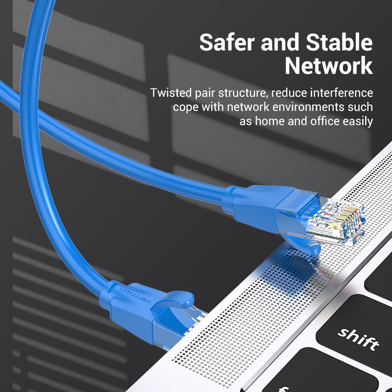 VENTION Dây Cáp Mạng ethernet cat6 Tốc Độ Cao 1000mbps rj45 utp patch lan Cho pc laptop