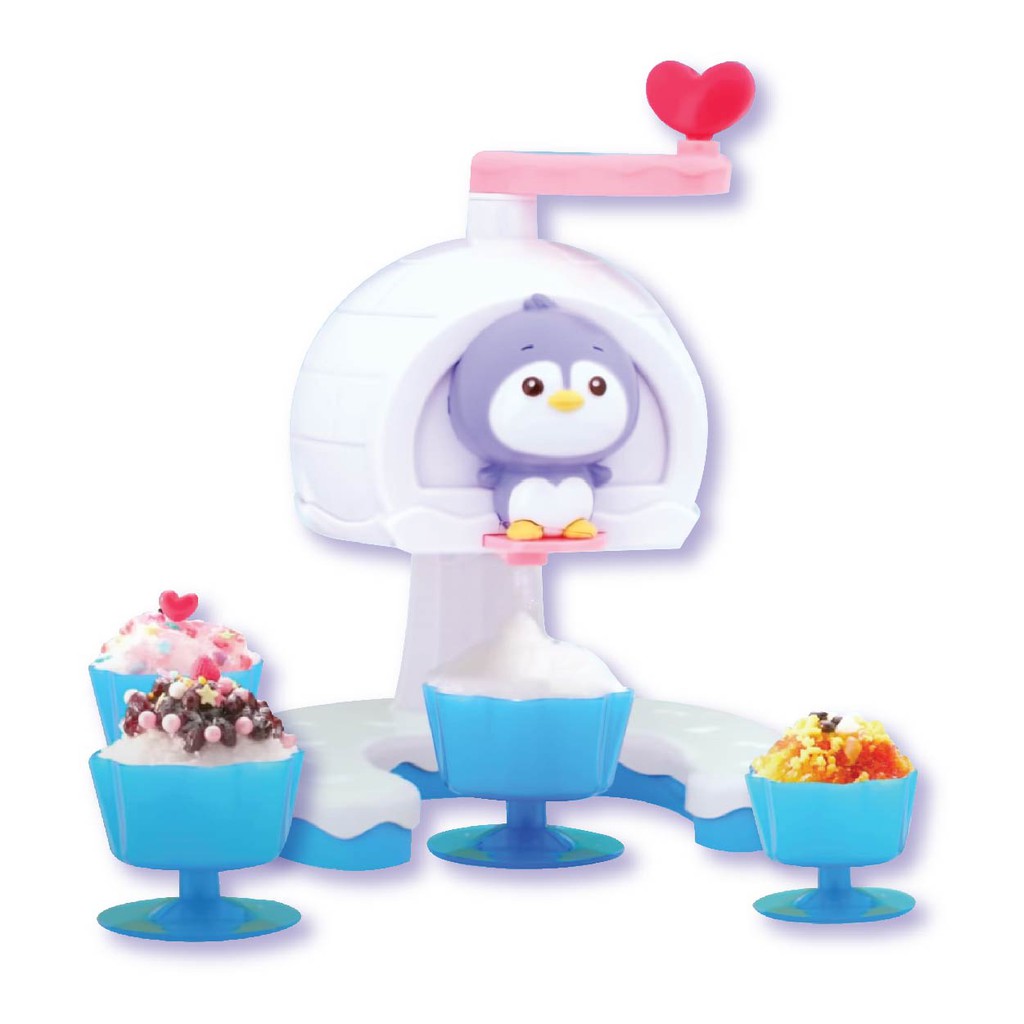 Đồ chơi gia đình Máy làm đá bào Harp kèm khuôn làm topping - tự làm và thưởng thức những ly đá bào thơm ngon tại nhà