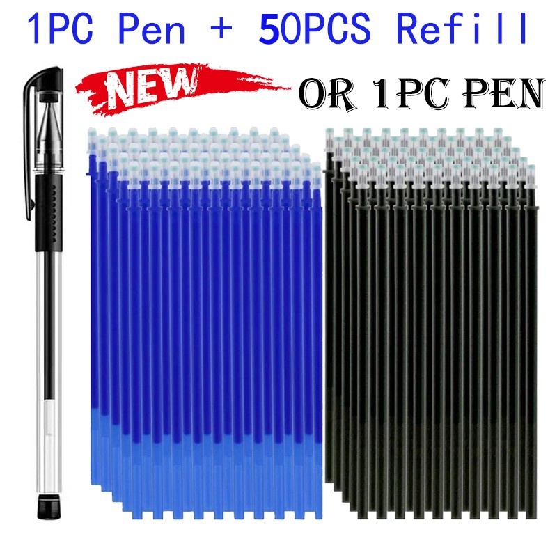 Bút Bi Mực Đen / Đỏ Ngòi 0.5mm