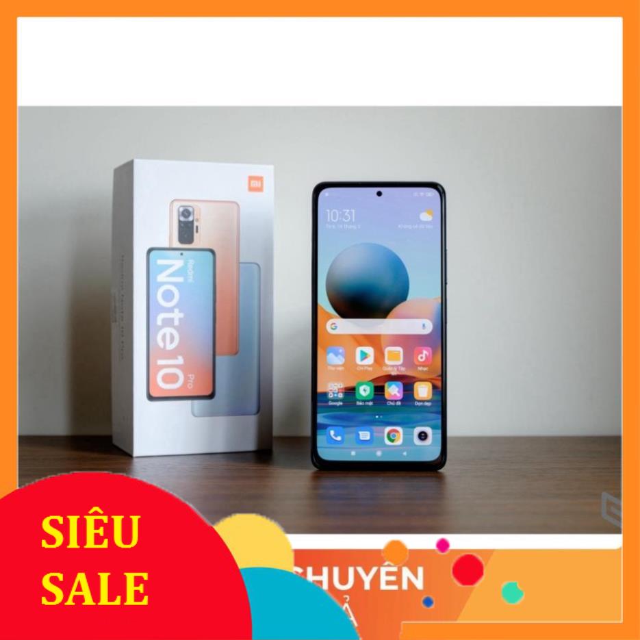 Điện thoại Xiaomi Redmi Note 10 Pro (8GB/128GB) hàng nhập khẩu mới 100% nguyên hộp nguyên seal