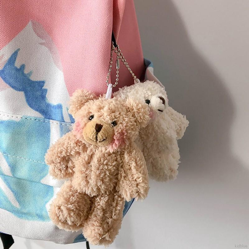 Mặt phụ kiện hình thú nhồi bông dùng làm móc khóa phong cách Hàn Quốc đáng yêu